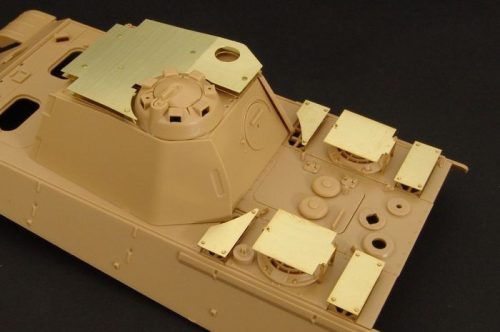 Hauler HLX48320 German Panther aditional AA armours PE parts for Tamiya kit 1/48 feljavító készlet