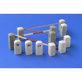   Hauler HLX48397 Stone bollards resin dio accessories 1/48 kiegészítő