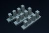 Hauler HLX48397 Stone bollards resin dio accessories 1/48 kiegészítő