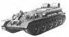 Hauler HTT120029 German T-34T Panzerzugmaschinen recovery tank 1/120 harcjármű makett