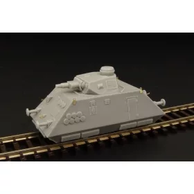   Hauler HTT120036 German schwere Panzer Draisine KANONENWAGEN kit WW2 1/120 vasúti makett