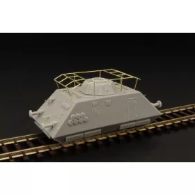  Hauler HTT120038 German Schwere Panzer Draisine FUNKWAGEN kit WW2 1/120 vasúti makett