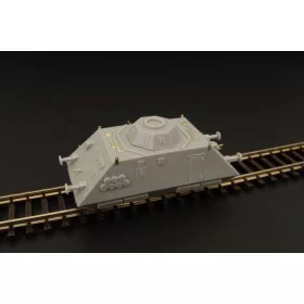   Hauler HTT120039 German Schwere Panzer Draisine INFANTERIEWAGEN kit WW2 1/120 vasúti makett