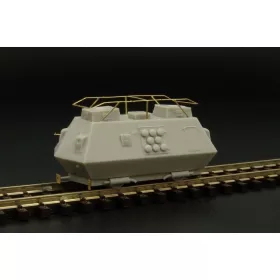   Hauler HTT120040 German Steyer K2670 armored draisine kit WW2 1/120 vasúti makett