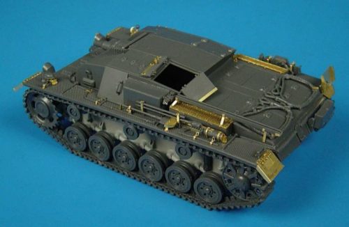 Hauler SPH48002 German Stug III ausf B for TAMIYA multipack PE set for TAMIYA kit 1/48 feljavító készlet