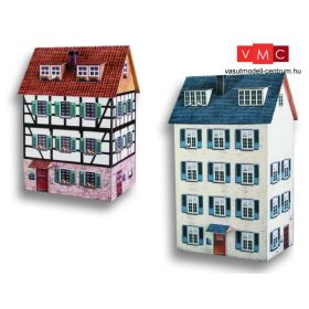 Heki 10030 Városi emeletes ház (2 db), kartonból (H0)