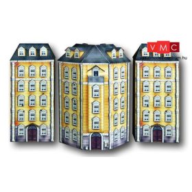 Heki 10050 Városi emeletes sarokház, kartonból (H0)