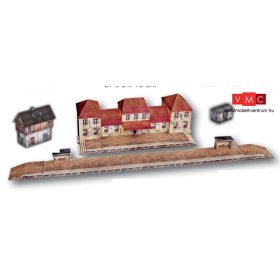 Heki 10120 Állomáskészlet kartonból (H0)