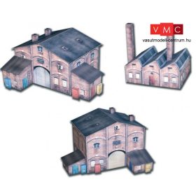 Heki 10610 Gyárkomplexum kartonból (H0)