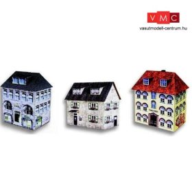 Heki 11005 Bank, iskola és városi ház kartonból (N)
