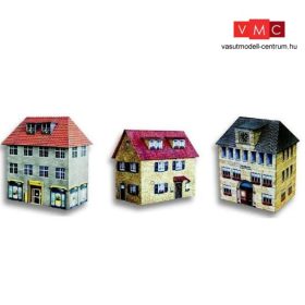   Heki 11006 Posta, városháza és városi lakóház kartonból (N)