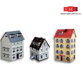 Heki 11008 Városi emeletes lakóház (3 db), kartonból (N)