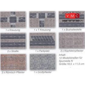 Heki 11100 Útburkolatok kartonból (H0)