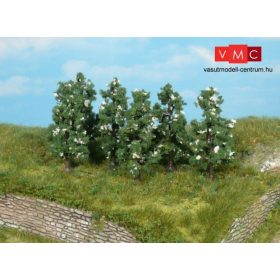 Heki 1172 Körtefa (6 db), fehér-zöld, 6 cm (H0,TT,N)