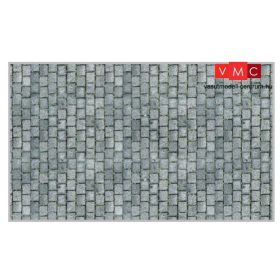   Heki 12072 Nagyszemű kockakő útburkolat (3 db) kartonból (H0)