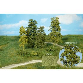   Heki 1672 Kreatív lombos fa és bokor (15 db), sötétzöld levelekkel (0,H0,TT,N,Z)