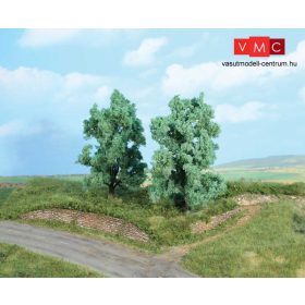 Heki 1784 Ezüstfa, olajfűz, 2 db, 13 cm (H0/TT)