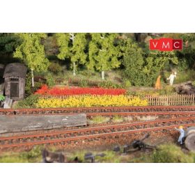   Heki 1819 Fűcsík XL - 10 mm (8 db), 10 cm hosszú, sárga/piros (0,H0)