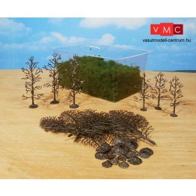   Heki 1972 Lombos fa építőkészlet (15 db), 6-12 cm (H0,TT,N)