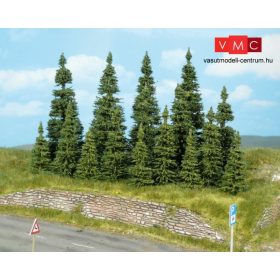 Heki 2052 Fenyőfa talp nélkül (55 db), 12-18 cm (H0,TT)