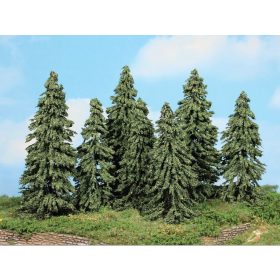   Heki 21802 Viharfenyők talp nélkül (7 db), 10-14 cm (H0,TT,N)