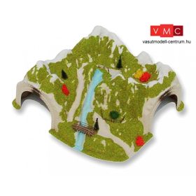 Heki 5046 Sarokalagút kis híddal, kétvágányos (H0)