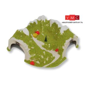 Heki 5048 Sarokalagút, kétvágányos (H0)