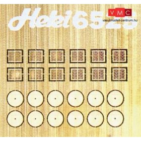 Heki 6525 Csatorna fedlapok (H0)