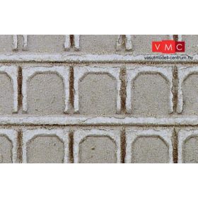 Heki 7009 Dekorlap: Peronszegély, 5 db (H0,TT)