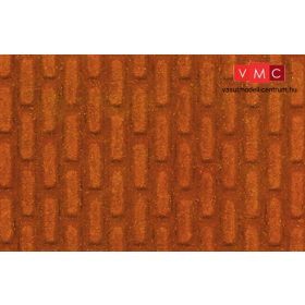   Heki 70612 Dekorlap: alagútbelső, téglamintás, 2 db (1, 0, H0)