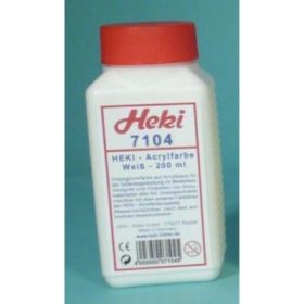 Heki 7104 Akril festék, fehér - matt (200 ml)