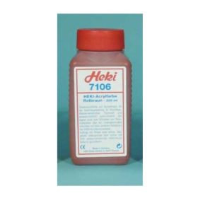 Heki 7106 Akril festék, vörösbarna - matt (200 ml)