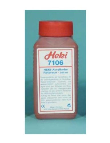 Heki 7106 Akril festék, vörösbarna - matt (200 ml)