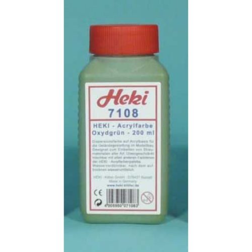 Heki 7108 Akril festék, zöld - matt (200 ml)