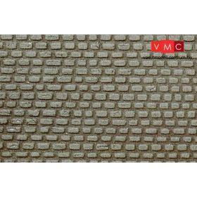 Heki 72302 Dekorlap: kockakő burkolat, 2 db (1,0,H0)