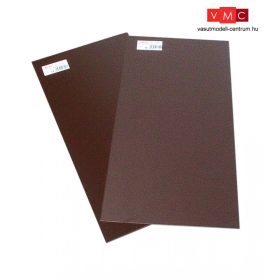 Heki 7241 Műanyag lap, barna - 2 mm vastag