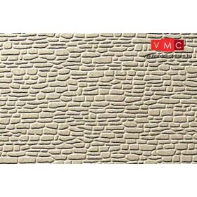   Heki 72602 Dekorlap: Támfal, bányaköves, 2 db - mindkét oldala mintás (H0,TT)