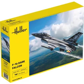 Heller 30411 F-16 Dark Falcon 1/48 repülőgép makett