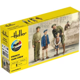 Heller 35323 STARTER KIT French Tank Crew (1/35)