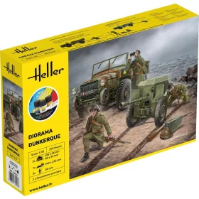 Heller 35326 STARTER KIT DIORAMA DUNKERQUE (1/35)