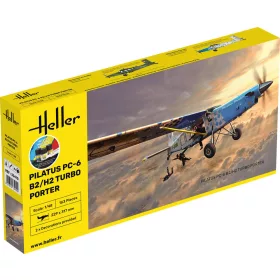   Heller 35410 STARTER KIT PILATUS PC-6 B2/H2 Turbo Porter (1/48)