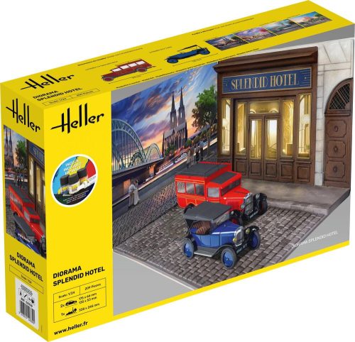 Heller 52330 STARTER KIT Diorama Splendid Hotel (1/24)