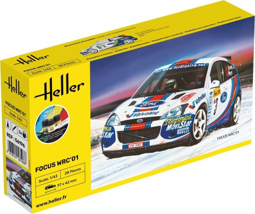 Heller 56196 STARTER KIT Focus WRC'01 (1/43)