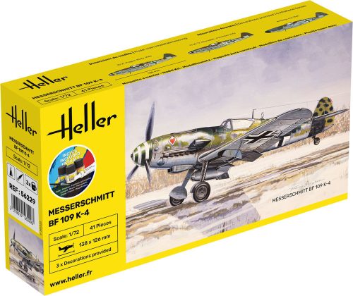 Heller 56229 STARTER KIT Messerschmitt Bf 109 K-4 (1/72)