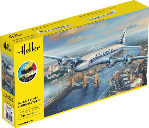 Heller 56315 STARTER KIT DC6 Super Cloudmaster AF (1/72)