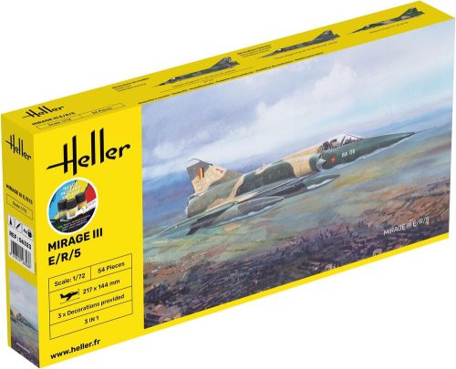 Heller 56323 STARTER KIT Mirage III E (1/72)