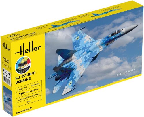 Heller 56371 STARTER KIT SU-27 UB/P Ukraine (1/72)