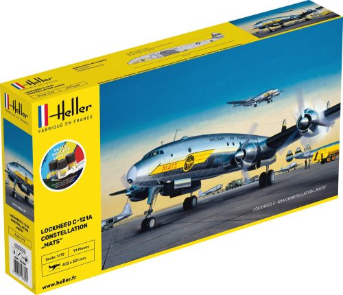 Heller 56382 STARTER KIT C-121A constellation "MATS" (1/72)