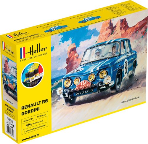 Heller 56700 STARTER KIT Renault R8 Gordini (1/24)