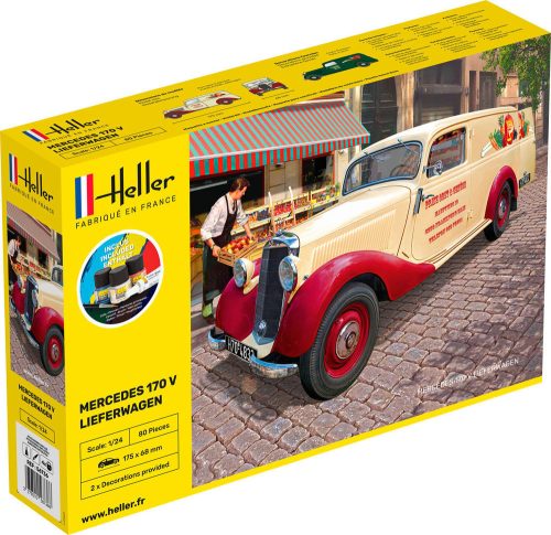 Heller 56736 STARTER KIT MB 170 Lieferwagen (1/24)